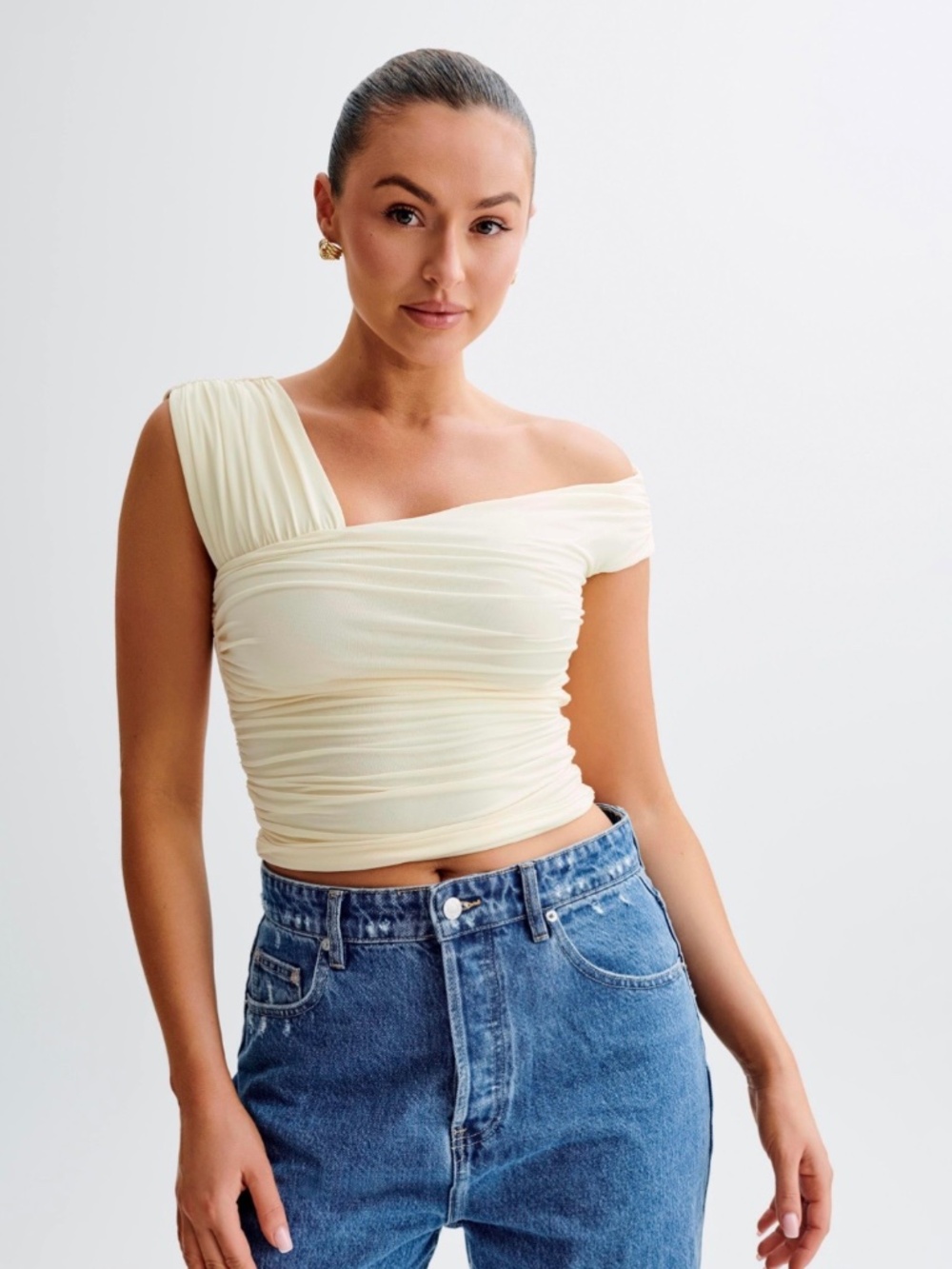 Meshki yellow XS top